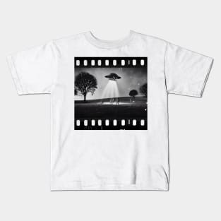 Ufo sightings - vintage photo Kids T-Shirt